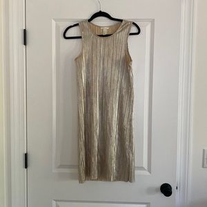 H&M Gold Shift Dress